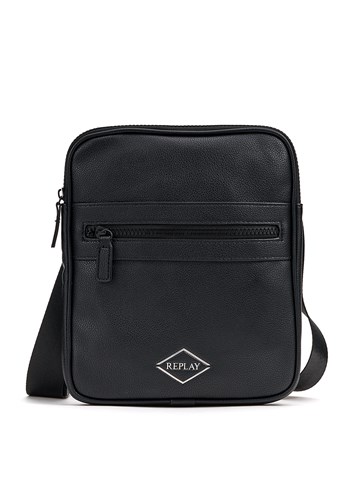 Replay PRAVOKUTNA TORBICA S LOGOTIP DIJAMANTOM  - 1