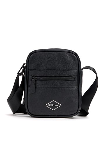 Replay MINI CRNA TORBICA S DIJAMANTNIM LOGOTIPOM - 1