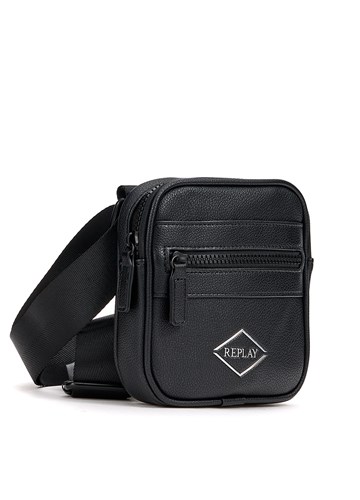 Replay MIKRO CRNA TORBICA S DIJAMANTNIM LOGOTIPOM - 2