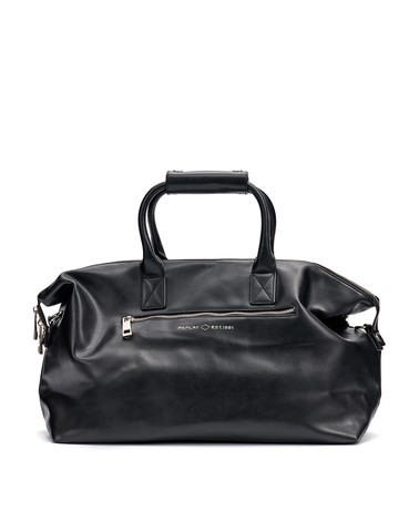 Replay crna vikend torba s dvostrukim kopčanjem