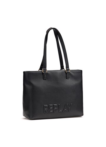 Replay CRNA SHOPPER TORBA S LOGOTIPOM REPLAY - 2
