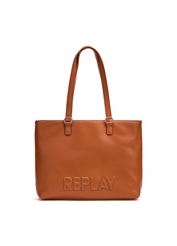 Replay SMEĐA SHOPPER TORBA S LOGOTIPOM REPLAY - 1