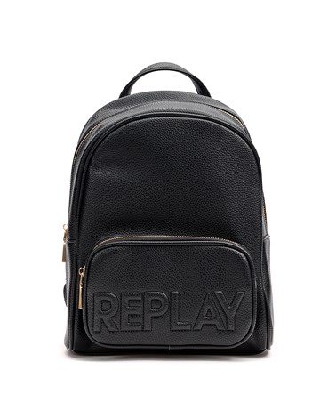 Replay crni ruskak s pozlaćenim detaljima