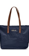 TAMNO PLAVA SHOPPER TORBA OD NAJLONA - 1