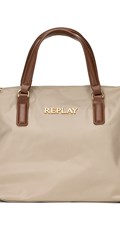 ŽENSKA SHOPPER TORBA S POZLAĆENIM LOGOTIPOM - 1