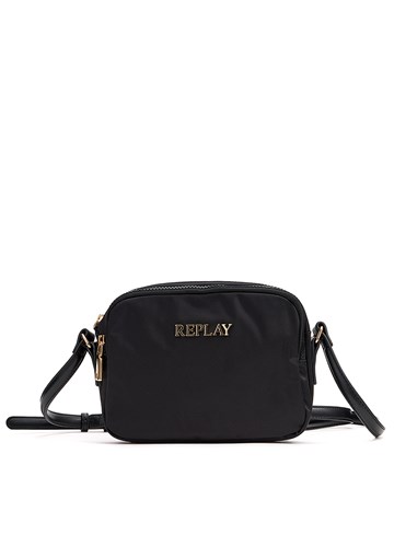 Replay MINI TORBICA OD NAJLONA SA POZLAĆENIM DETALJIMA - 1