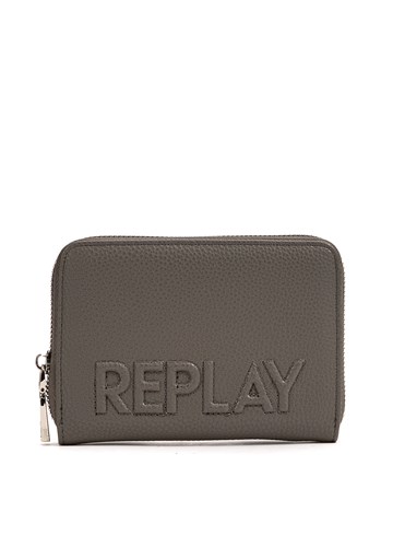 Replay MINI SIVI NOVČANIK S UŠIVENIM LOGOTIP NATPISOM - 1