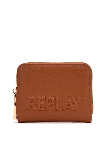 Replay MIKRO SMEĐI NOVČANIK S UŠIVENIM LOGOTIP NATPISOM - 1