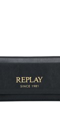 REPLAY 1981 CRNI NOVČANIK S REMENOM  - 1