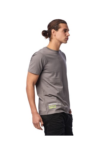 Replay SIVA MAJICA KRATKIH RUKAVA S MINI NATPISOM - 2