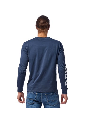 Replay PLAVA MAJICA S MAXI NATPISOM REPLAY NA RUKAVU - 4