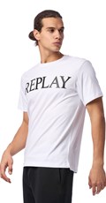 BIJELA MAJICA S CLASSIC NATPISOM REPLAY - 3