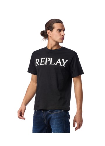 Replay CRNA MAJICA S CLASSIC NATPISOM REPLAY - 3