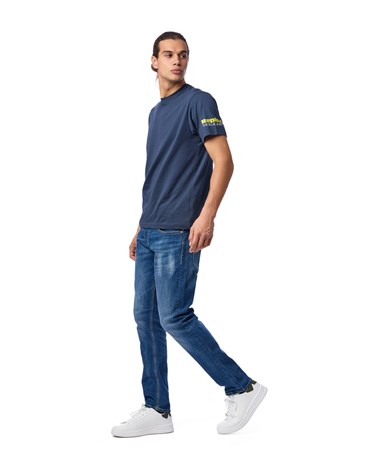 Replay plava majica kratkih rukava replay blue jeans