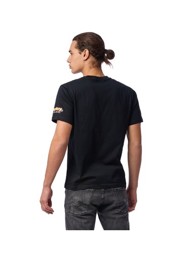 Replay CRNA MAJICA KRATKIH RUKAVA REPLAY BLUE JEANS - 4