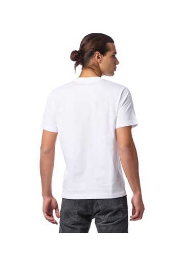 Replay BIJELA MAJICA S NATPISOM U BIKER STILU - 4