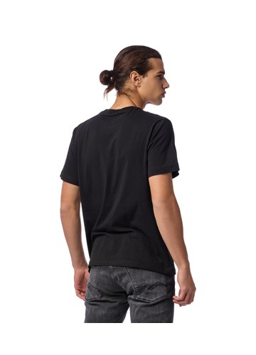 Replay CRNA MAJICA KRATKIH RUKAVA S PRINTOM BULLDOGA - 4