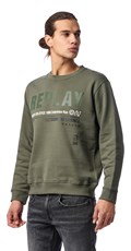 PAMUČNI OUTDOOR EXPERIENCE SWEATSHIRT U ZELENOJ BOJI - 3