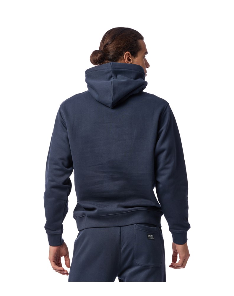 Replay PLAVI HOODIE S REPLAY EIGHTYONE NATPISOM - 4