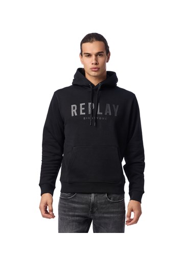 Replay CRNI HOODIE S REPLAY EIGHTYONE NATPISOM - 2