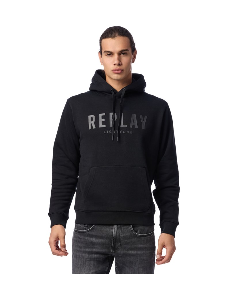 Replay CRNI HOODIE S REPLAY EIGHTYONE NATPISOM - 2