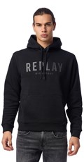 CRNI HOODIE S REPLAY EIGHTYONE NATPISOM - 2