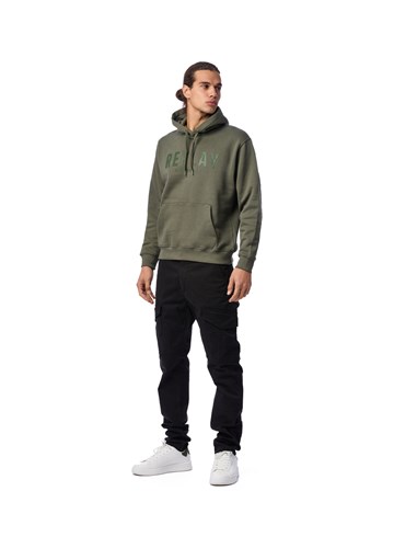 Replay ZELENI HOODIE S REPLAY EIGHTYONE NATPISOM - 1
