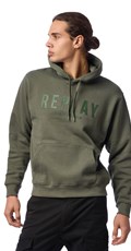 ZELENI HOODIE S REPLAY EIGHTYONE NATPISOM - 2