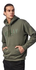 ZELENI HOODIE S REPLAY EIGHTYONE NATPISOM - 3