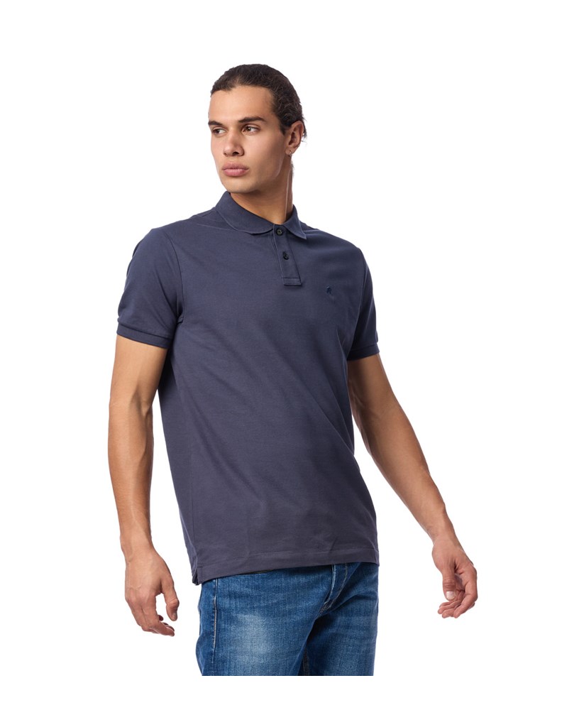 Replay PLAVA POLO MAJICA S MINI LOGOTIPOM - 3