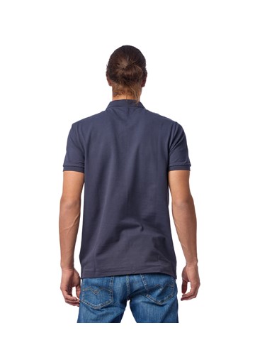 Replay PLAVA POLO MAJICA S MINI LOGOTIPOM - 4