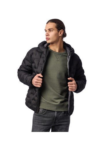 Replay CRNA JAKNA S PROŠIVENIM DETALJIMA U 3D STILU - 2