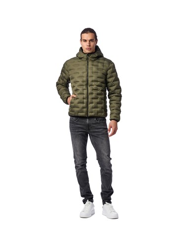 Replay ZELENA JAKNA S PROŠIVENIM DETALJIMA U 3D STILU - 1