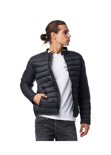 Replay LAGANA NAJLON JAKNA S PROŠIVIMA U CRNOJ BOJI - 2