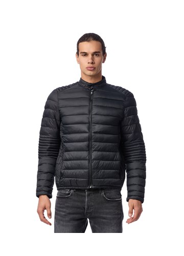 Replay LAGANA NAJLON JAKNA S PROŠIVIMA U CRNOJ BOJI - 3