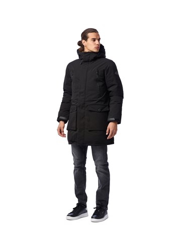 Replay DUGA JAKNA OD NAJLONA U CRNOJ BOJI - 1