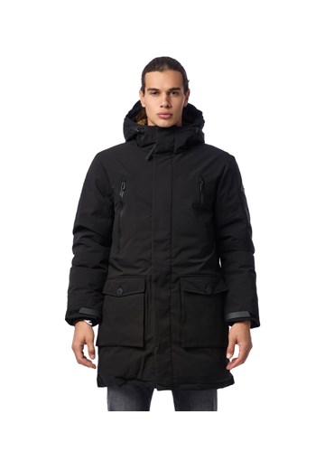 Replay DUGA JAKNA OD NAJLONA U CRNOJ BOJI - 3