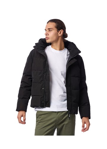 Replay PROŠIVENA KRATKA JAKNA S KAPULJAČOM U MAT CRNOJ BOJI - 2