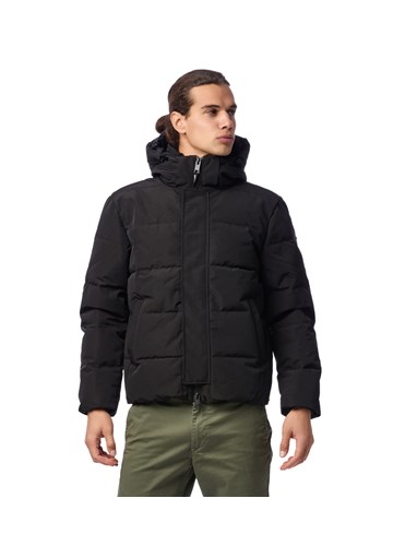 Replay PROŠIVENA KRATKA JAKNA S KAPULJAČOM U MAT CRNOJ BOJI - 3