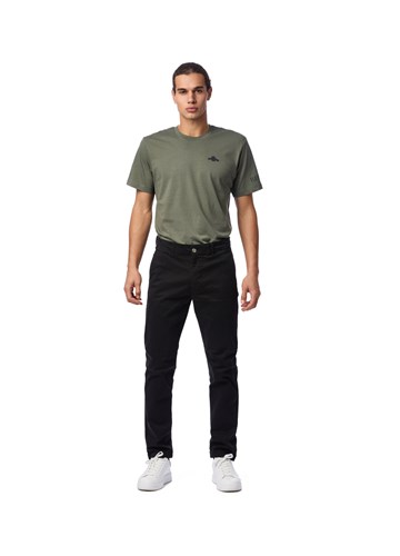 Replay CRNE CHINO HLAČE OD RASTEZLJIVOG GABARDINA - 1