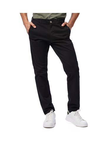 Replay CRNE CHINO HLAČE OD RASTEZLJIVOG GABARDINA - 2