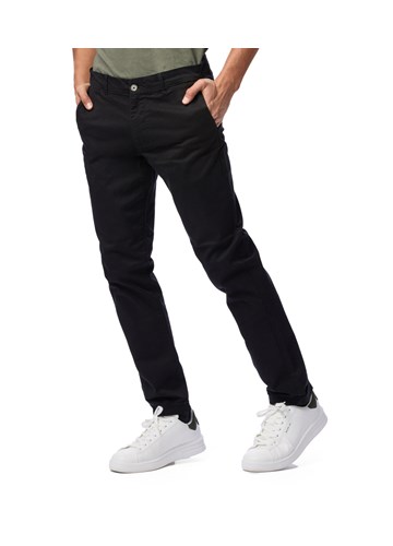Replay CRNE CHINO HLAČE OD RASTEZLJIVOG GABARDINA - 3