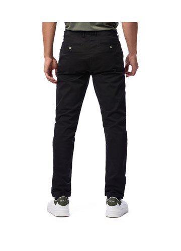 Replay CRNE CHINO HLAČE OD RASTEZLJIVOG GABARDINA - 4