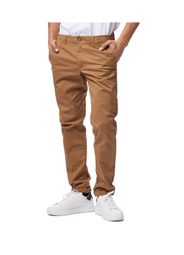 Replay SMEĐE CHINO HLAČE OD RASTEZLJIVOG GABARDINA - 2