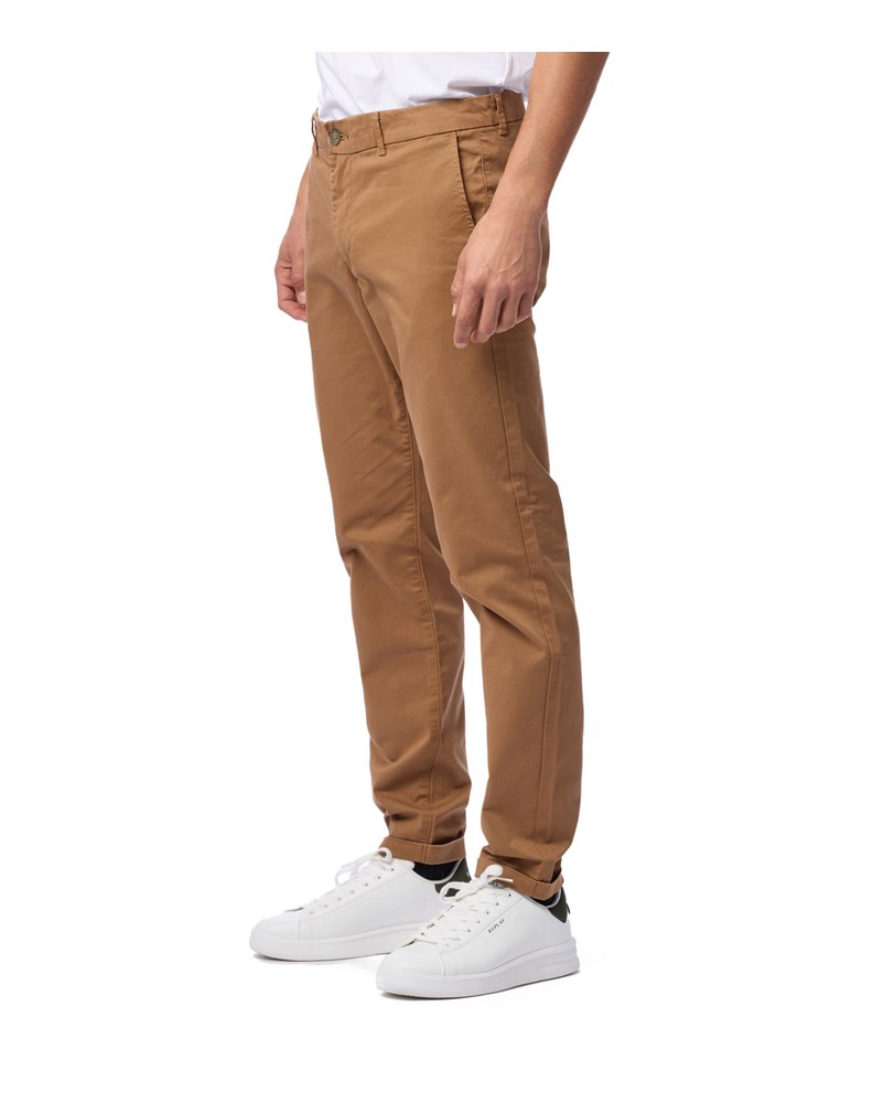 Replay SMEĐE CHINO HLAČE OD RASTEZLJIVOG GABARDINA - 3