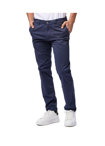Replay PLAVE CHINO HLAČE OD RASTEZLJIVOG GABARDINA - 3