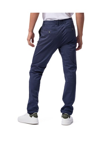 Replay PLAVE CHINO HLAČE OD RASTEZLJIVOG GABARDINA - 4