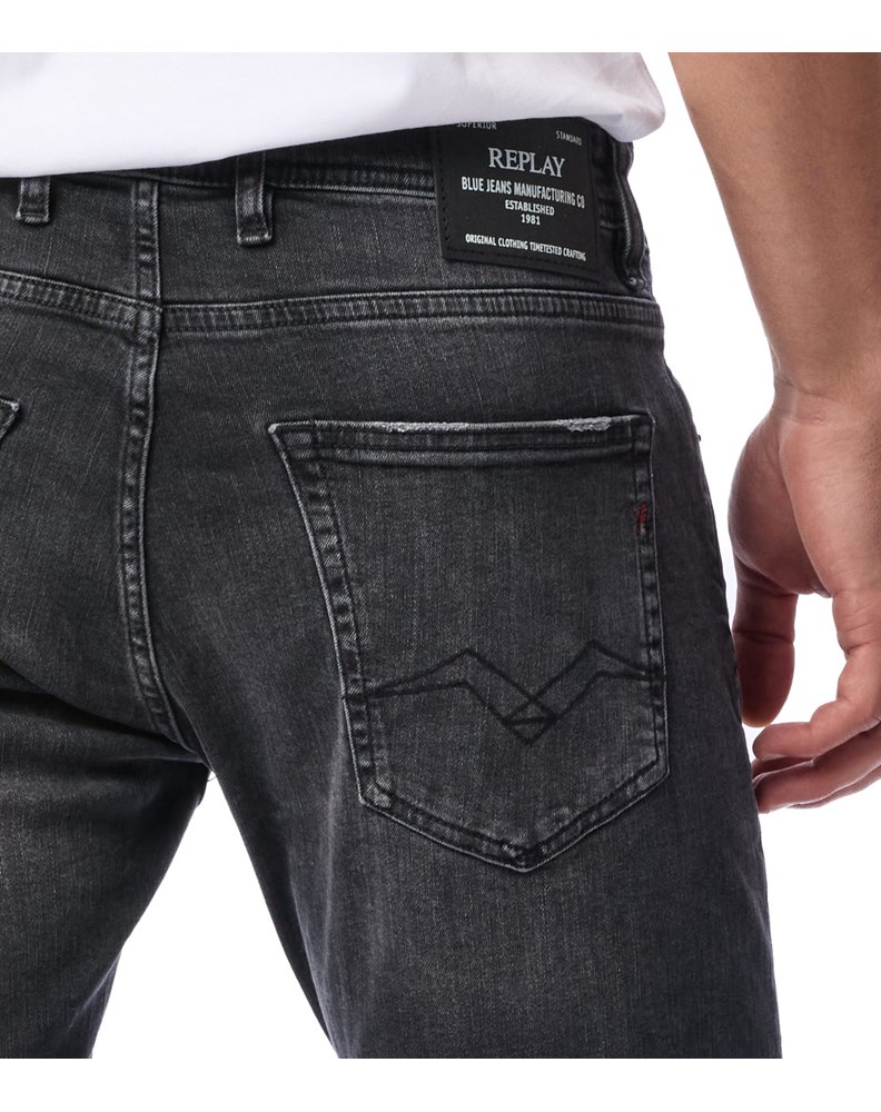 Replay GROVER STRAIGHT FIT JEANS HLAČE MA972 M6DF828 - 5