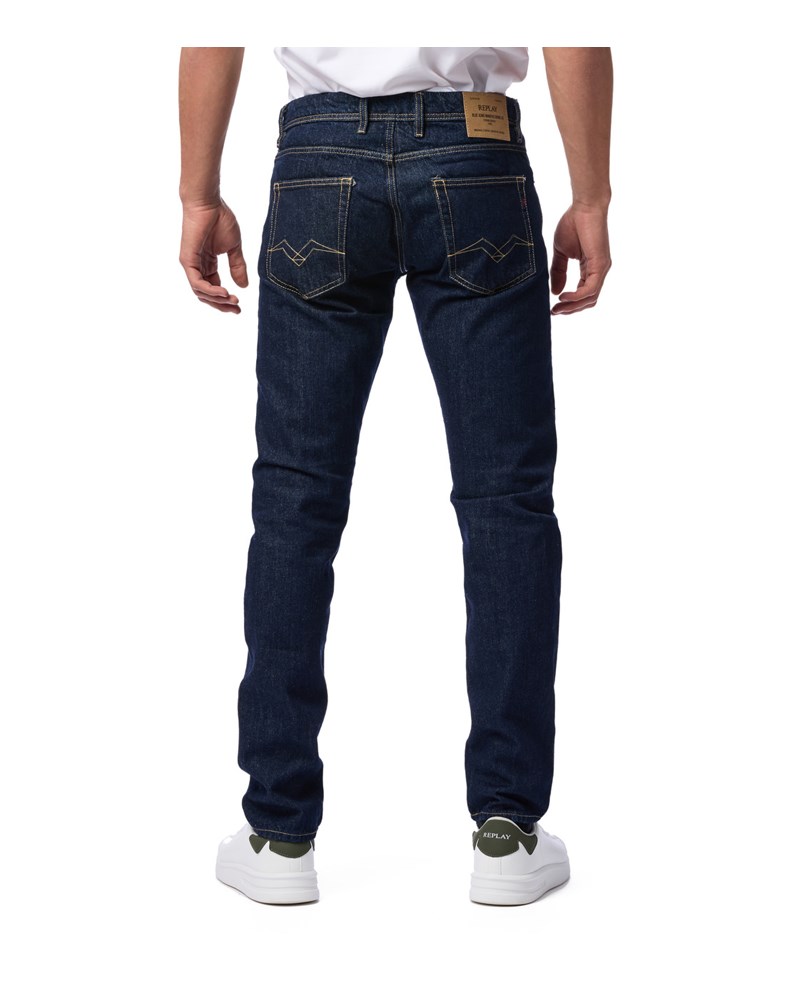 Replay GROVER STRAIGHT FIT JEANS HLAČE MA972 M8DF07C - 4