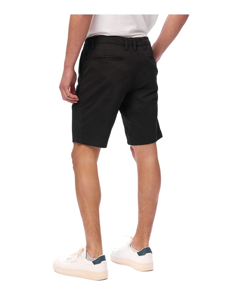 Replay KRATKE CRNE REGULAR FIT CHINO HLAČE - 3